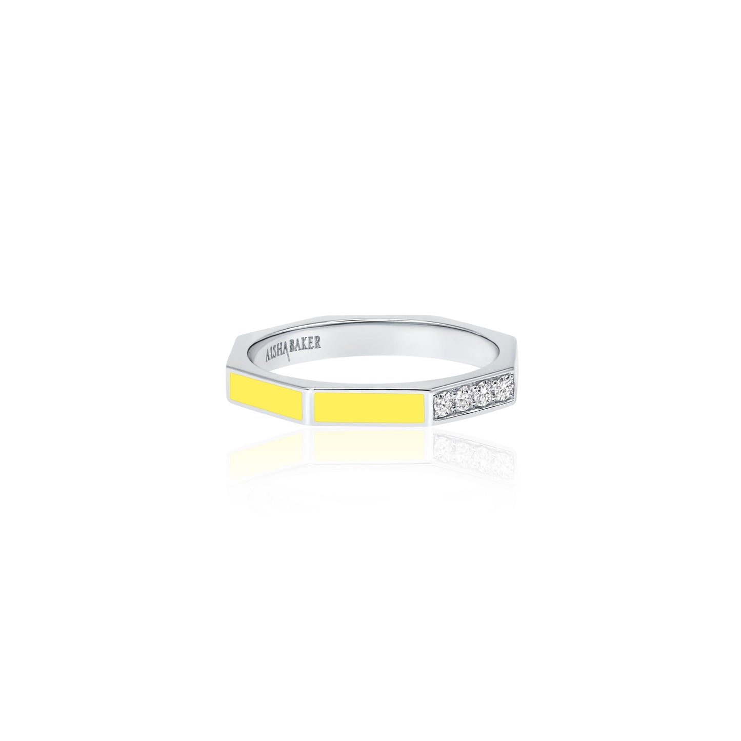 Fingers Crossed Yellow White Gold