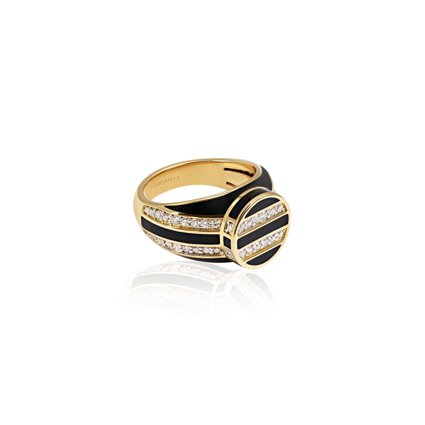 Signet Dreams Deco Yellow Gold