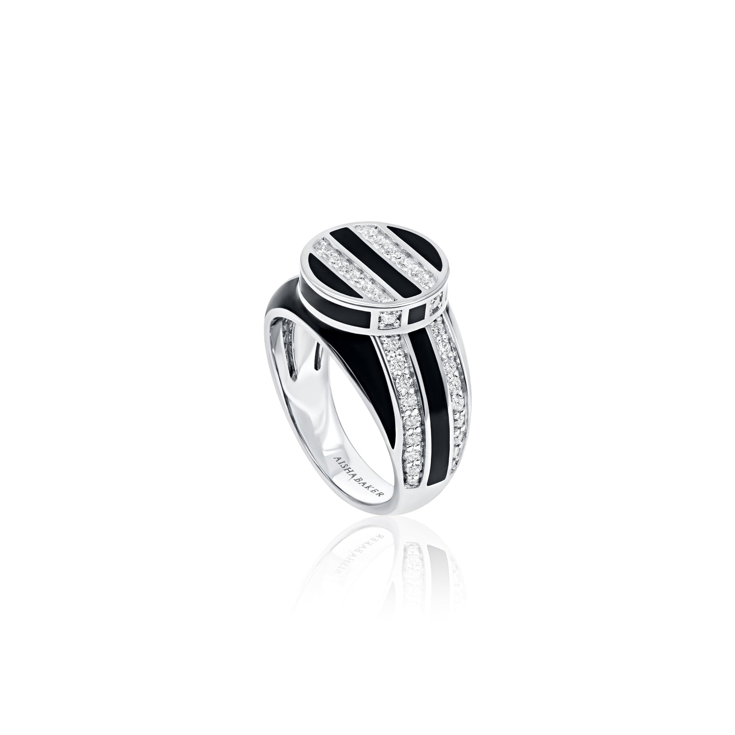 Signet Dreams Deco White Gold