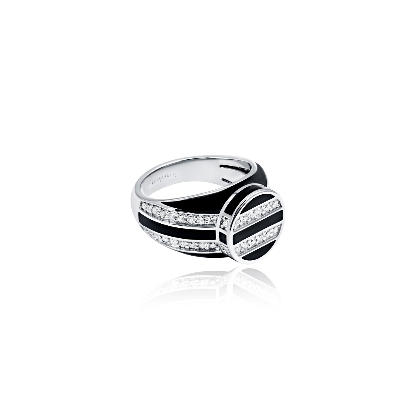 Signet Dreams Deco White Gold