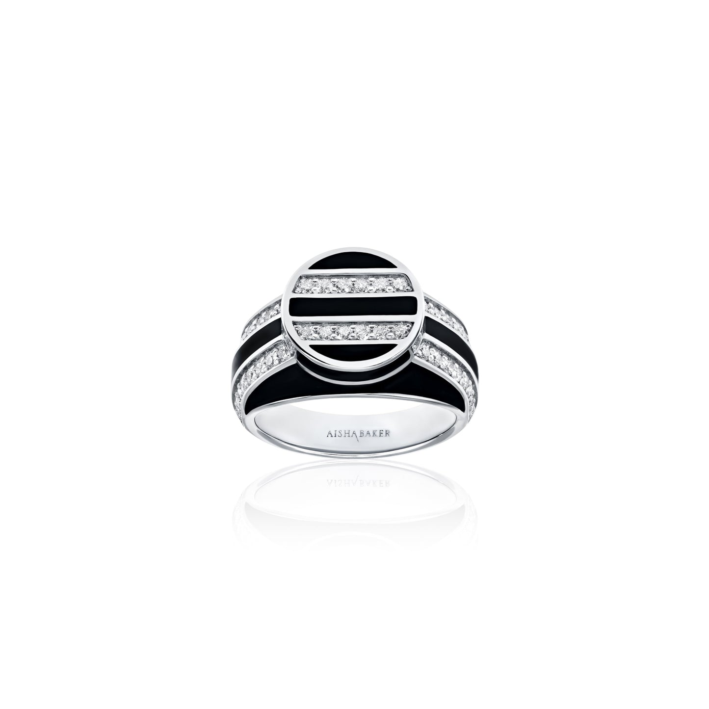 Signet Dreams Deco White Gold