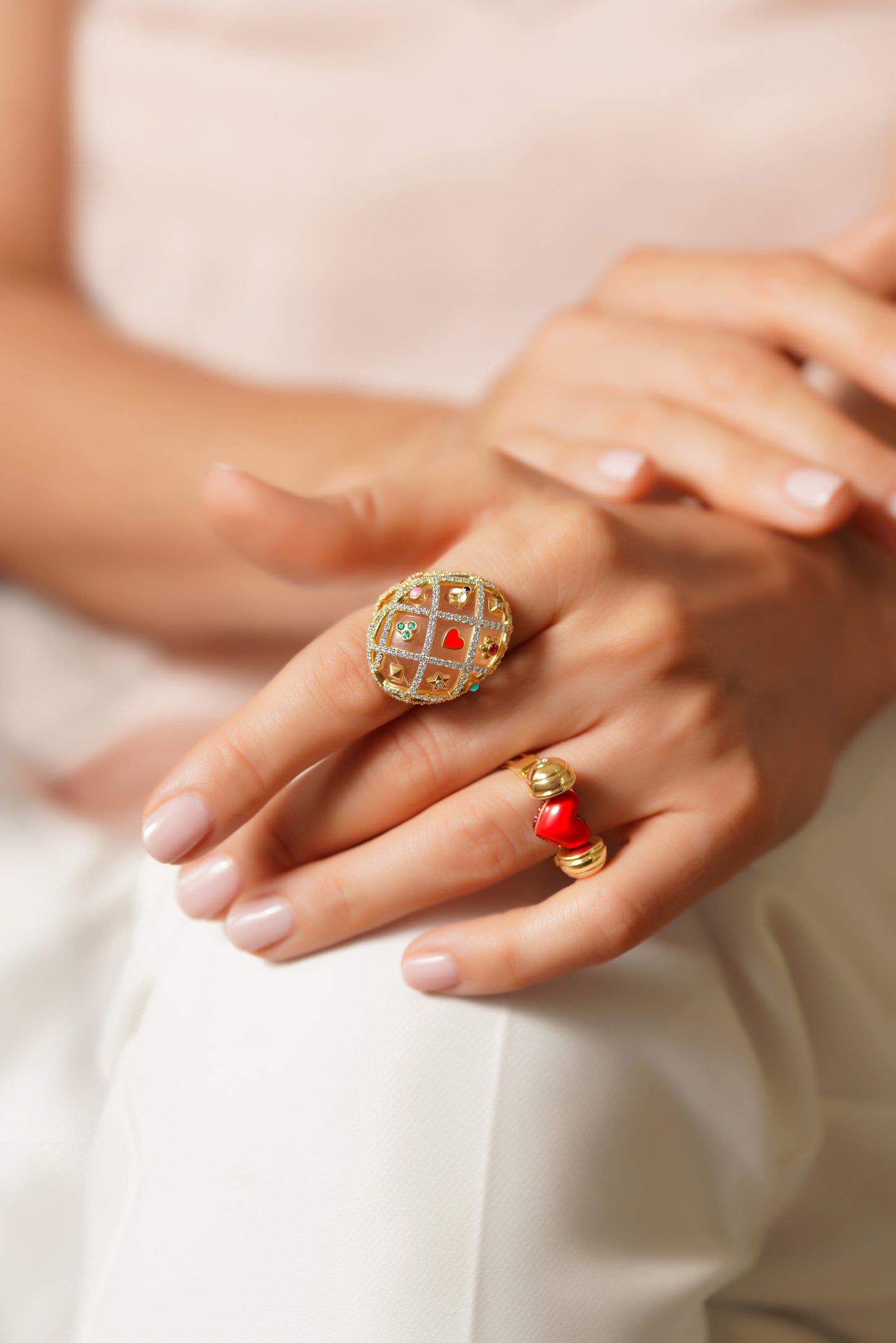 Skip A Beat Ring/Necklace (MULTI-WEAR)