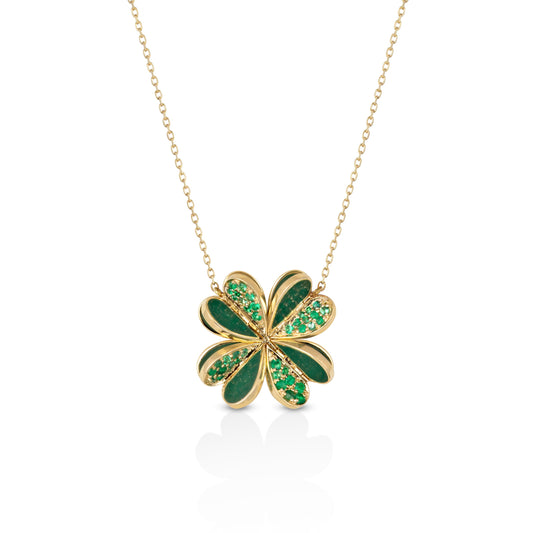 Lucky You Emerald Necklace