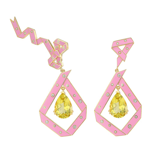The Cadeau Pink Earrings