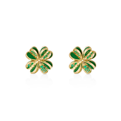 Lucky You Emerald Earrings