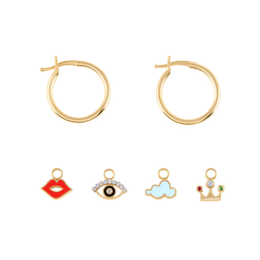 A Charmed Life Hoop Earrings