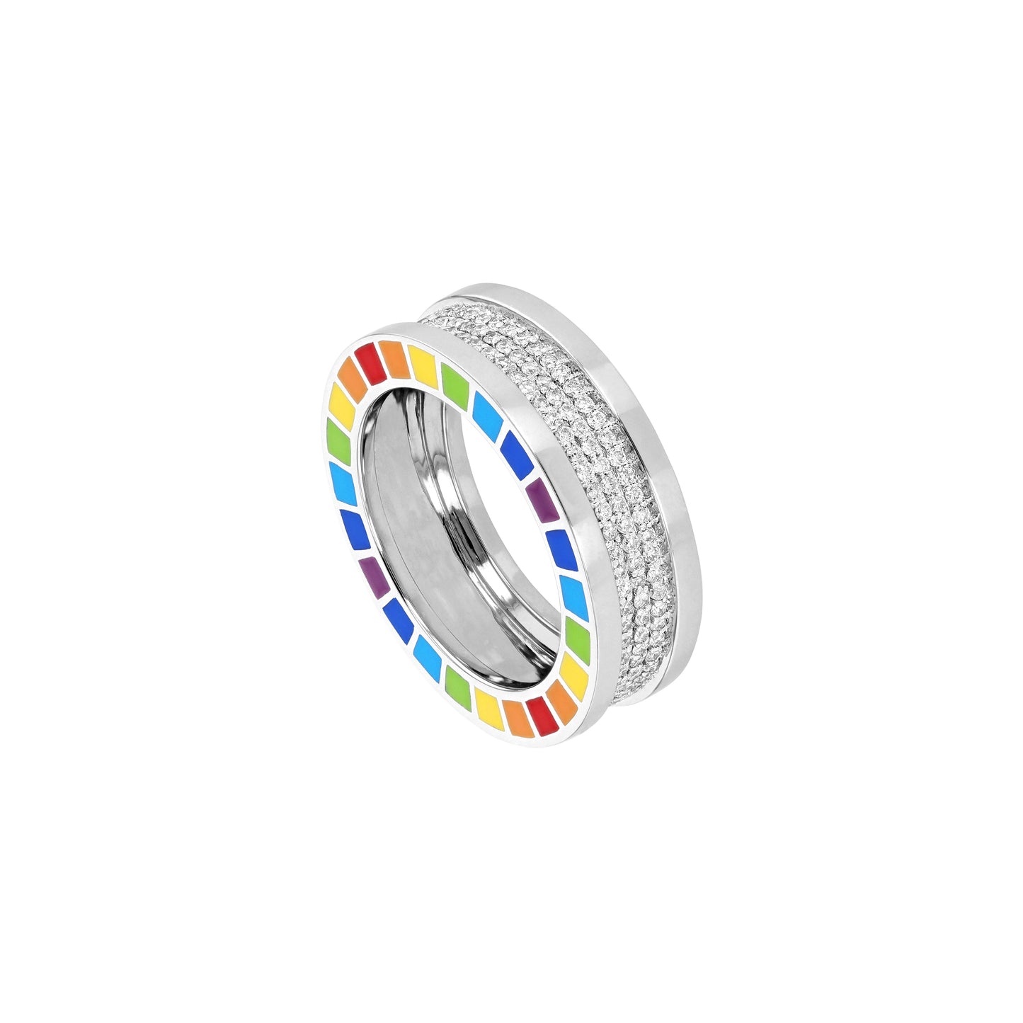 Me White Gold Diamond Ring