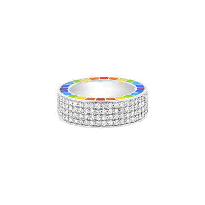 Me White Gold Full Diamond Ring