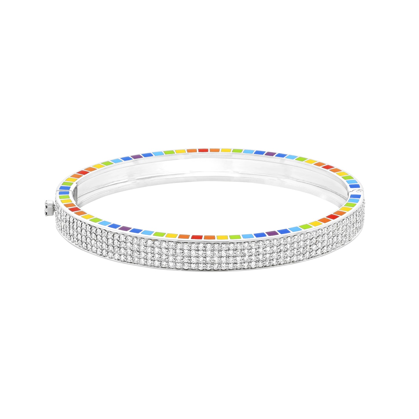 Me White Gold Full Diamond Bracelet