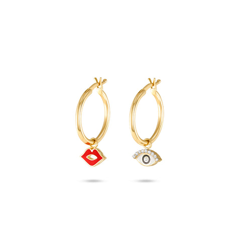 A Charmed Life Hoop Earrings