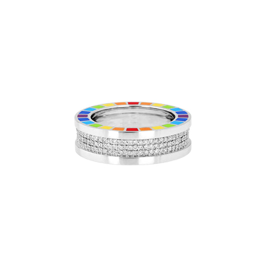 Me White Gold Diamond Ring