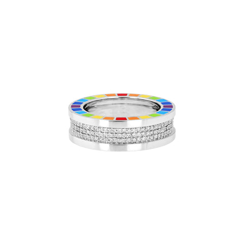 Me White Gold Diamond Ring