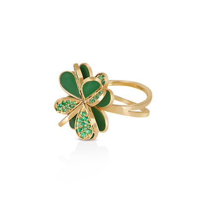 Lucky You Emerald Ring