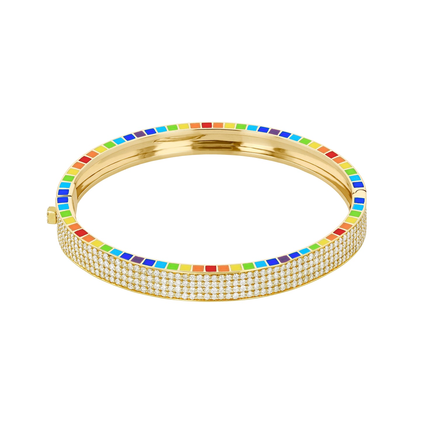 Me Yellow Gold Full Diamond Bracelet