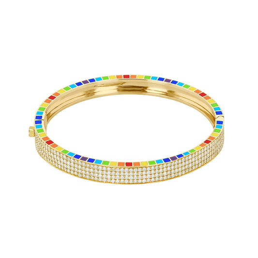 Me Yellow Gold Full Diamond Bracelet
