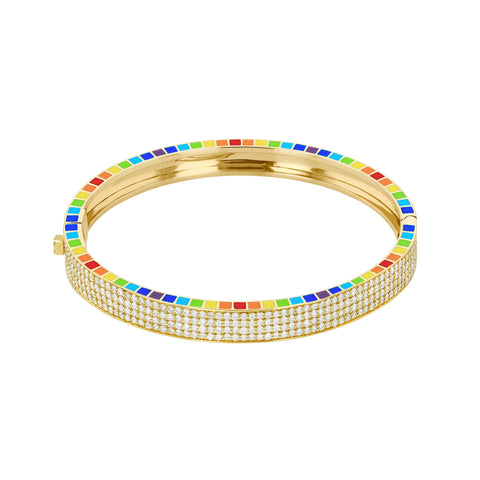 Me Yellow Gold Full Diamond Bracelet