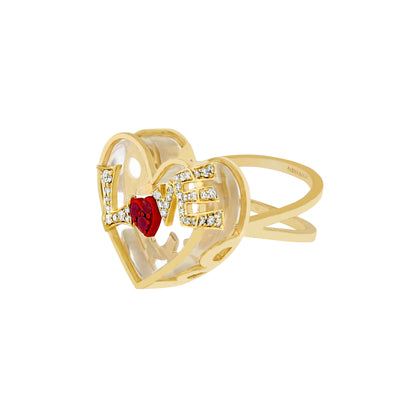 Love Locket Ring