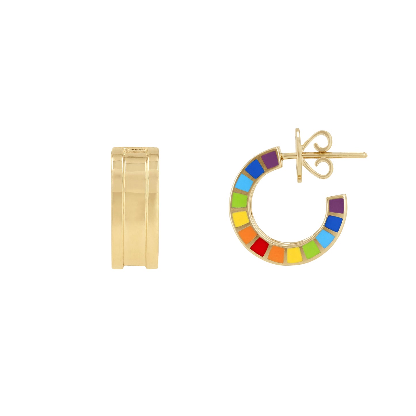 Me Yellow Gold Earrings