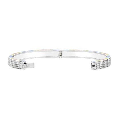 Me White Gold Full Diamond Bracelet