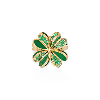 Lucky You Emerald Ring