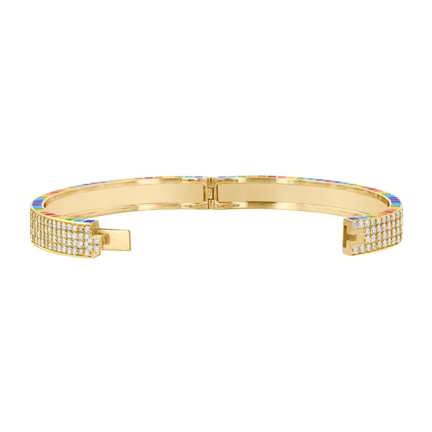 Me Yellow Gold Full Diamond Bracelet