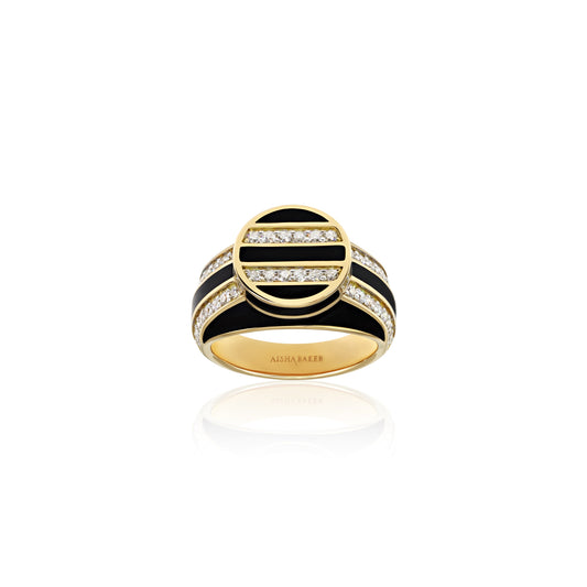 Signet Dreams Deco Yellow Gold