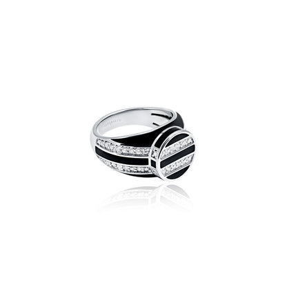 Signet Dreams Deco White Gold
