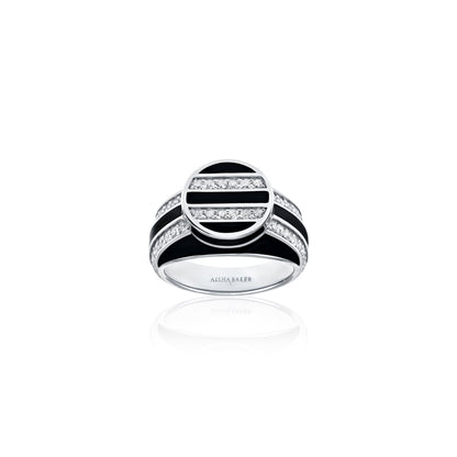 Signet Dreams Deco White Gold