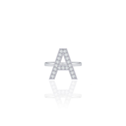 Initials Ring - A