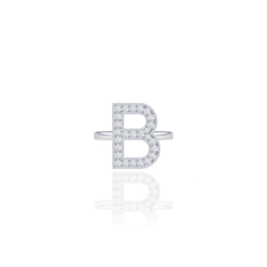 Initials Ring - B
