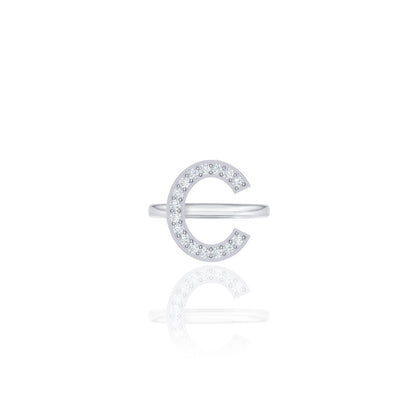 Initials Ring - C