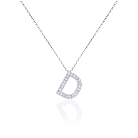 Initials Necklace - D