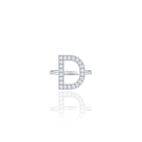 Initials Ring - D