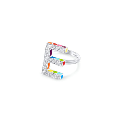 Initials Ring - E