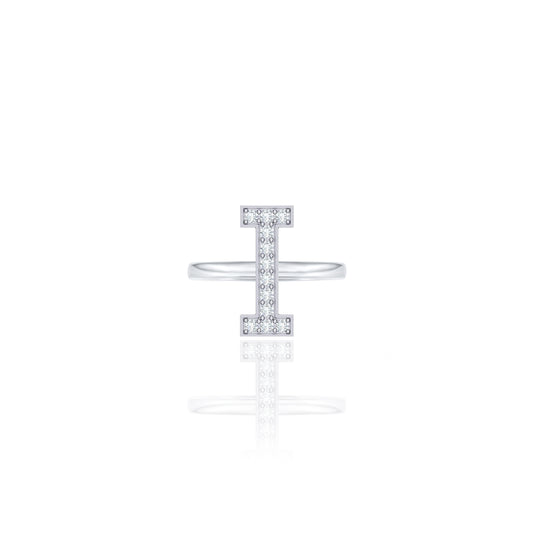 Initials Ring - I