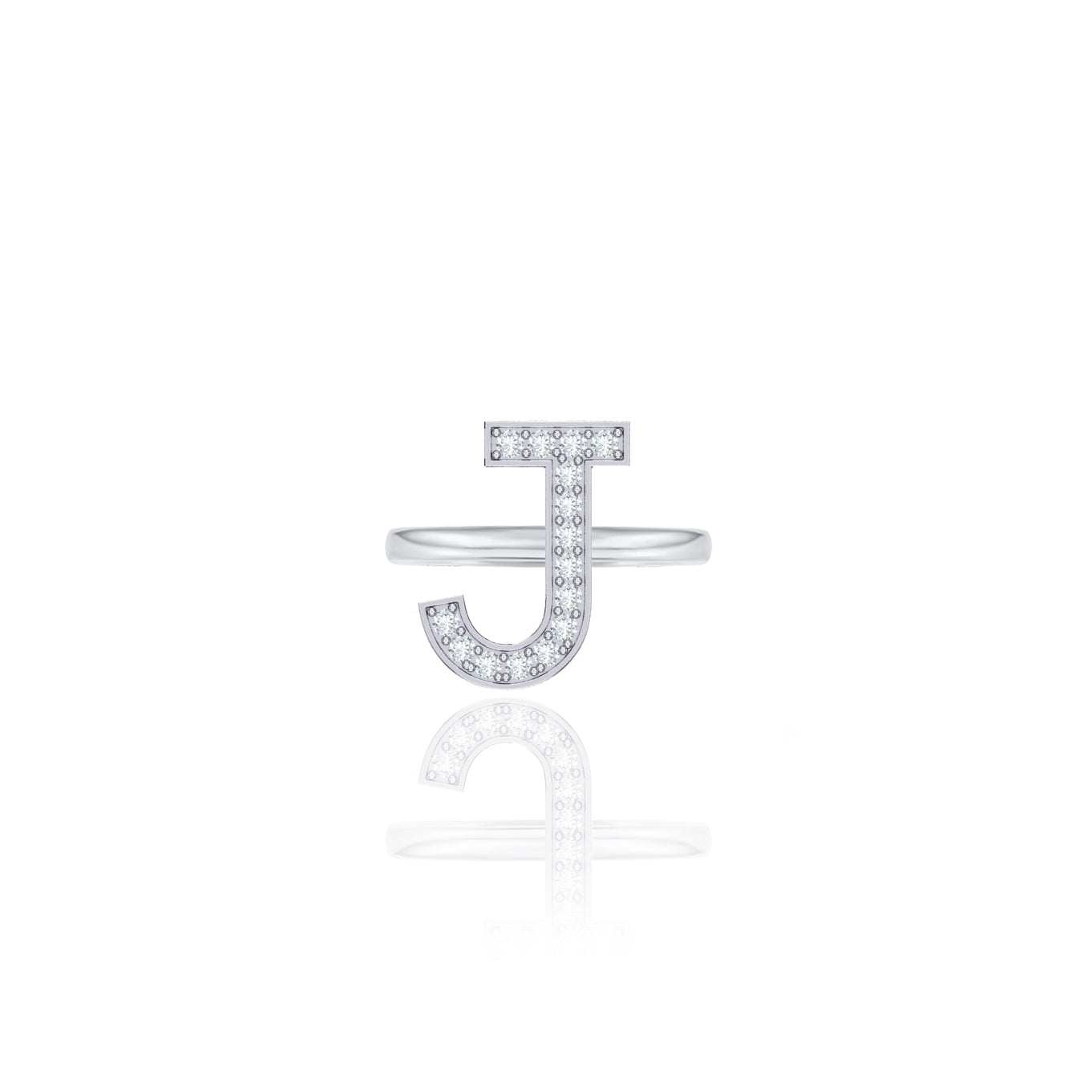 Initials Ring - J