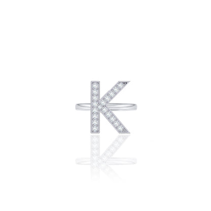 Initials Ring - K