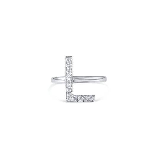 Initials Ring - L