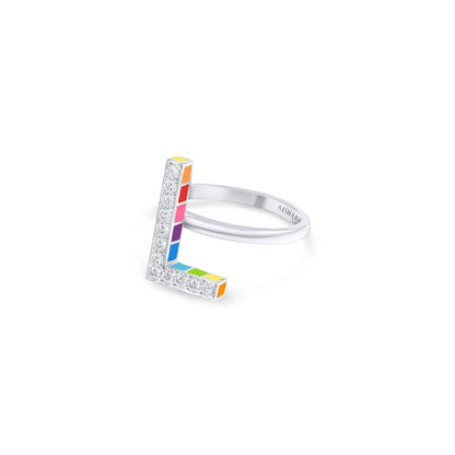 Initials Ring - L