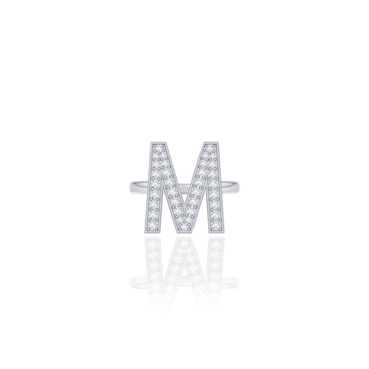 Initials Ring - M