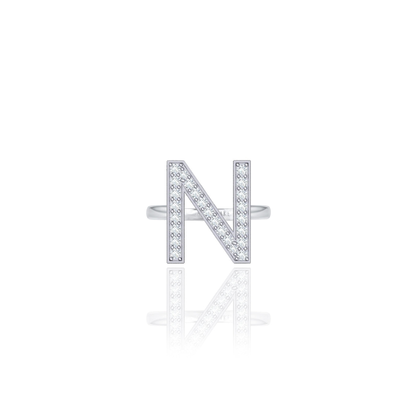 Initials Ring - N