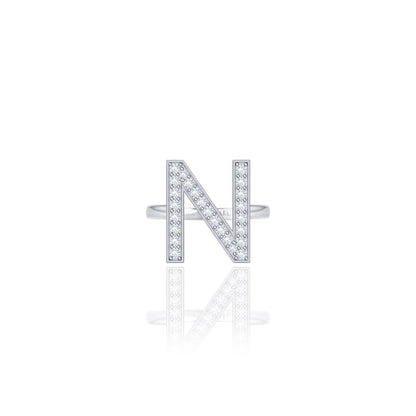Initials Ring - N