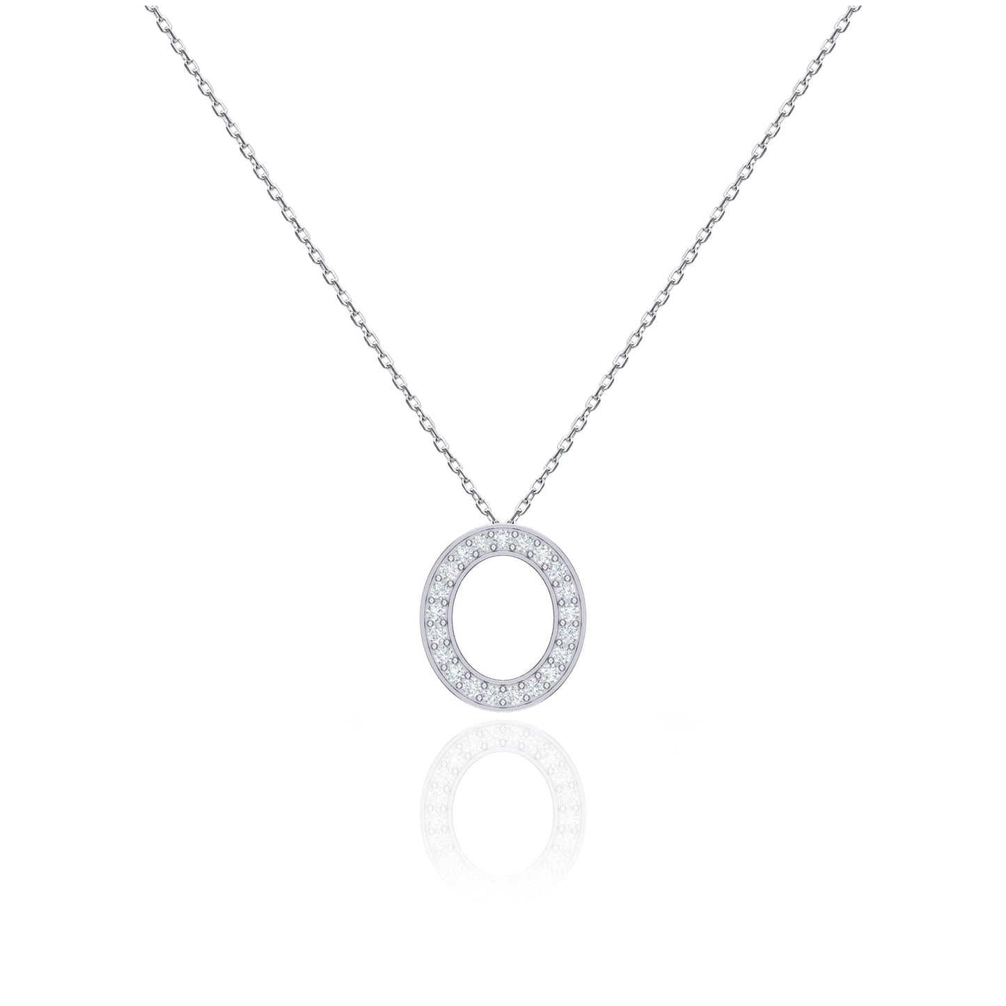Initials Necklace - O