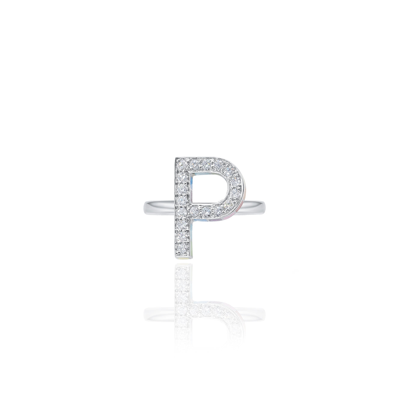 Initials Ring - P