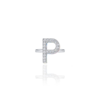 Initials Ring - P