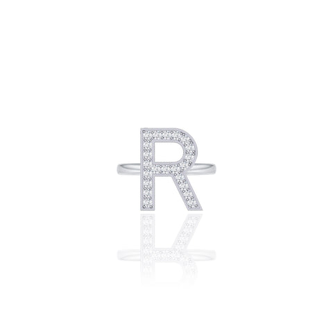 Initials Ring - R