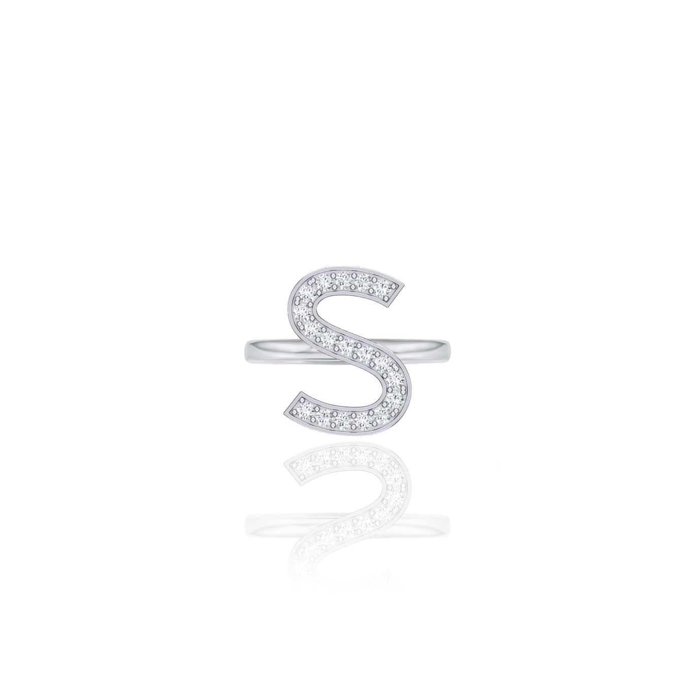 Initials Ring - S