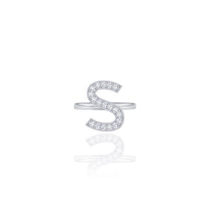 Initials Ring - S