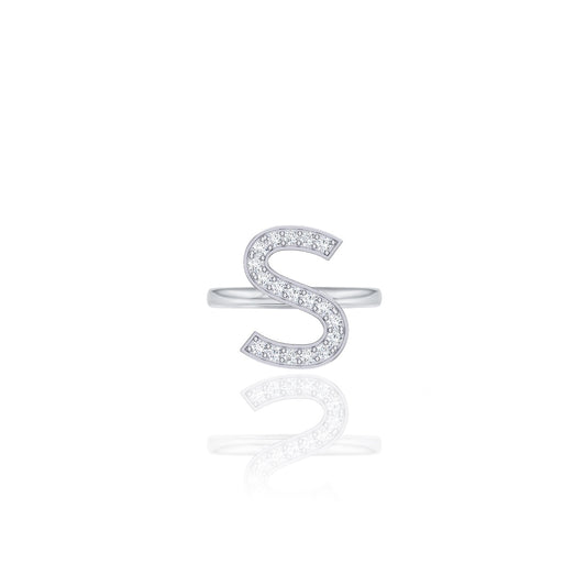Initials Ring - S