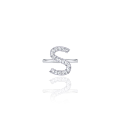 Initials Ring - S